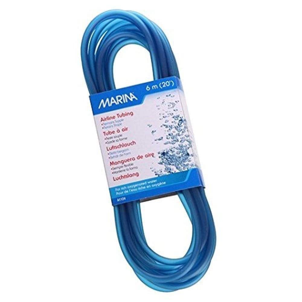 Marina Airline Tubing - 6m / 20ft Blue Plastic Aquarium Air Hose