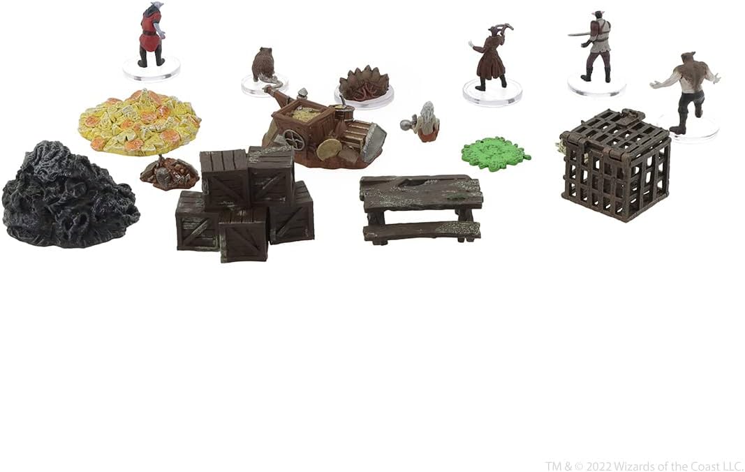 WizKids Wererat Den Pre-Painted Miniature Set (WIZ96207)
