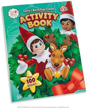 The Elf on the Shelf Santa's North Pole Friends - Activity Book with Over 100 Pages & Stickers 4