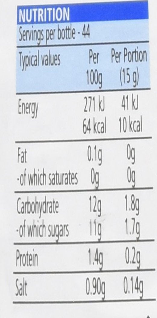HEINZ Tomato Ketchup Less Sugar and Salt - 665 ml