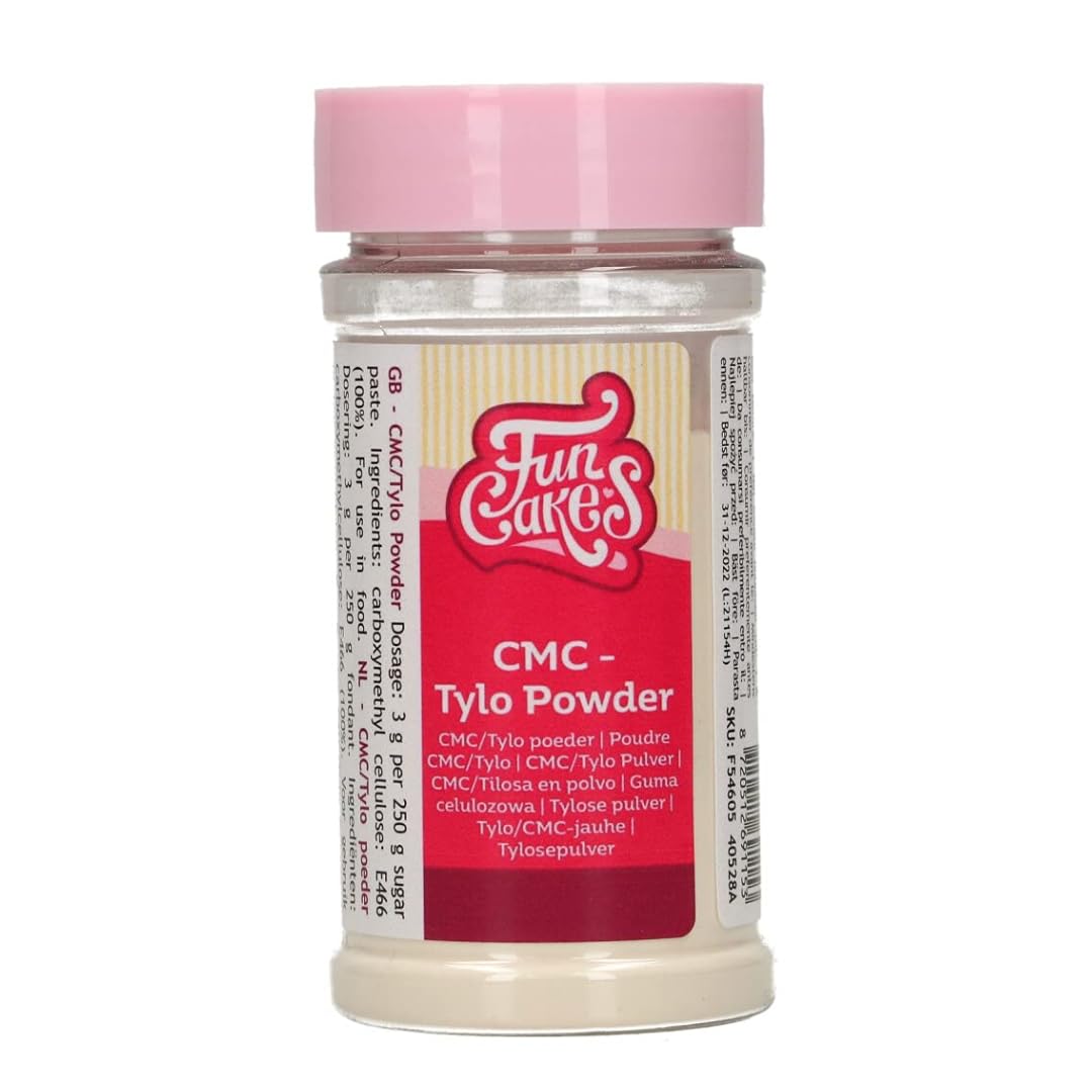 FunCakes CMC Powder for Fondant (Tylo Powder) - Strengthens & Speeds Drying | 60g