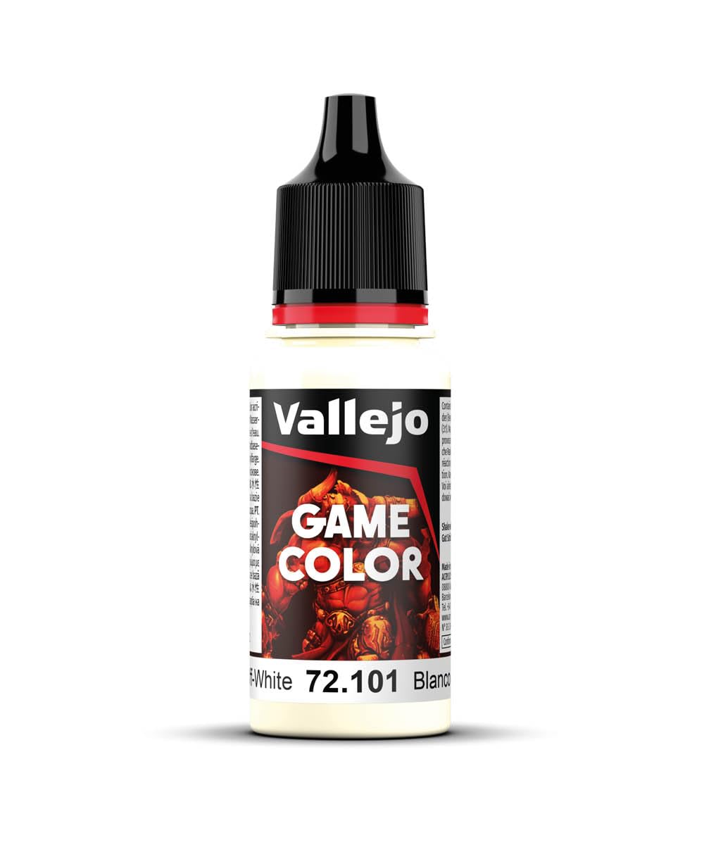 Vallejo Game Color Acrylic Paint - Off White | 17 ml | Waterbased, Non-Toxic
