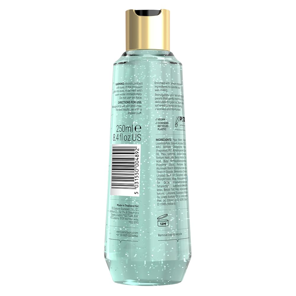 Sanctuary Spa Aqua Serenity Body Wash with Jojoba Oil Pearls - 250ml Shower Gel