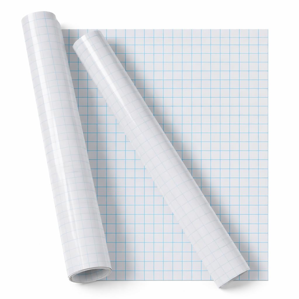 1ABOVE Clear Self-Adhesive Book Cover Roll - Transparent Sticky Back Plastic for A4 | 33cm x 1M