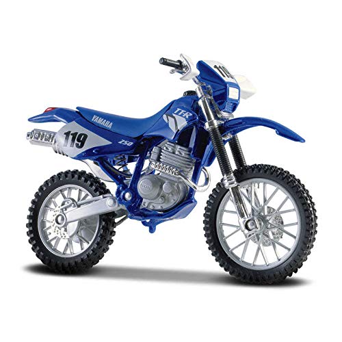 Maisto Yamaha TT-R 250 1:18 Scale Diecast Motorcycle Model - Blue 1