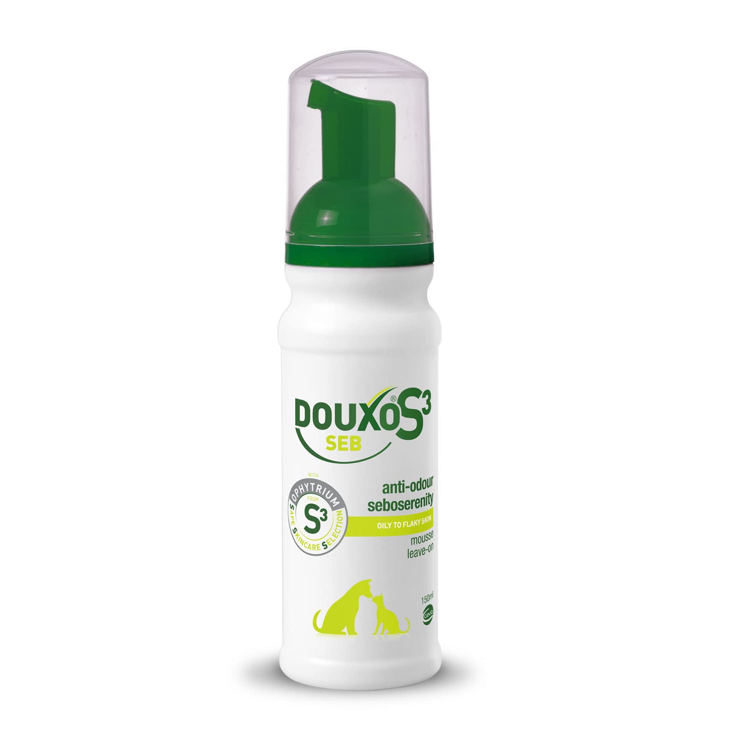 Douxo S3 SEB Mousse for Dogs & Cats - Dandruff & Sebum Control | 150 ml (Pack of 3)