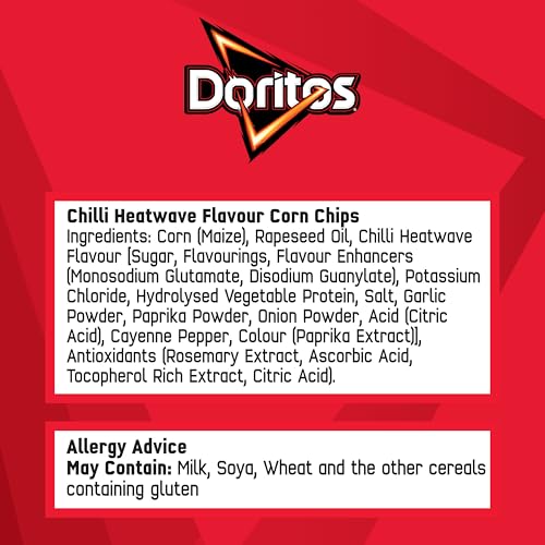 Doritos Chilli Heatwave Tortilla Chips Sharing Bag 180g