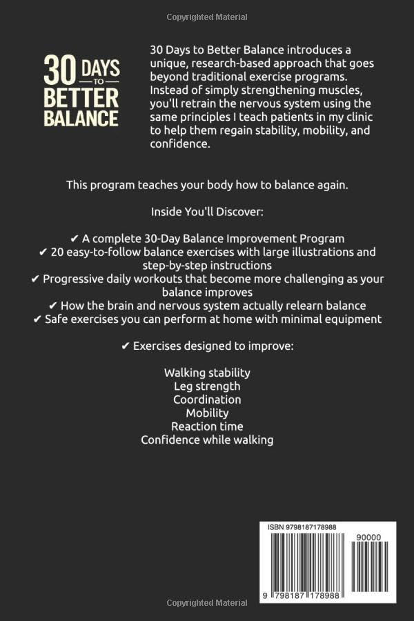 Douglas Weiss 30 Days to Better Balance - Paperback, 336 Pages