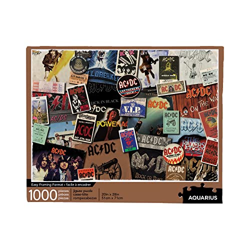 AQUARIUS AC/DC Albums Jigsaw Puzzle - AC/DC Collectible Puzzle (65305)