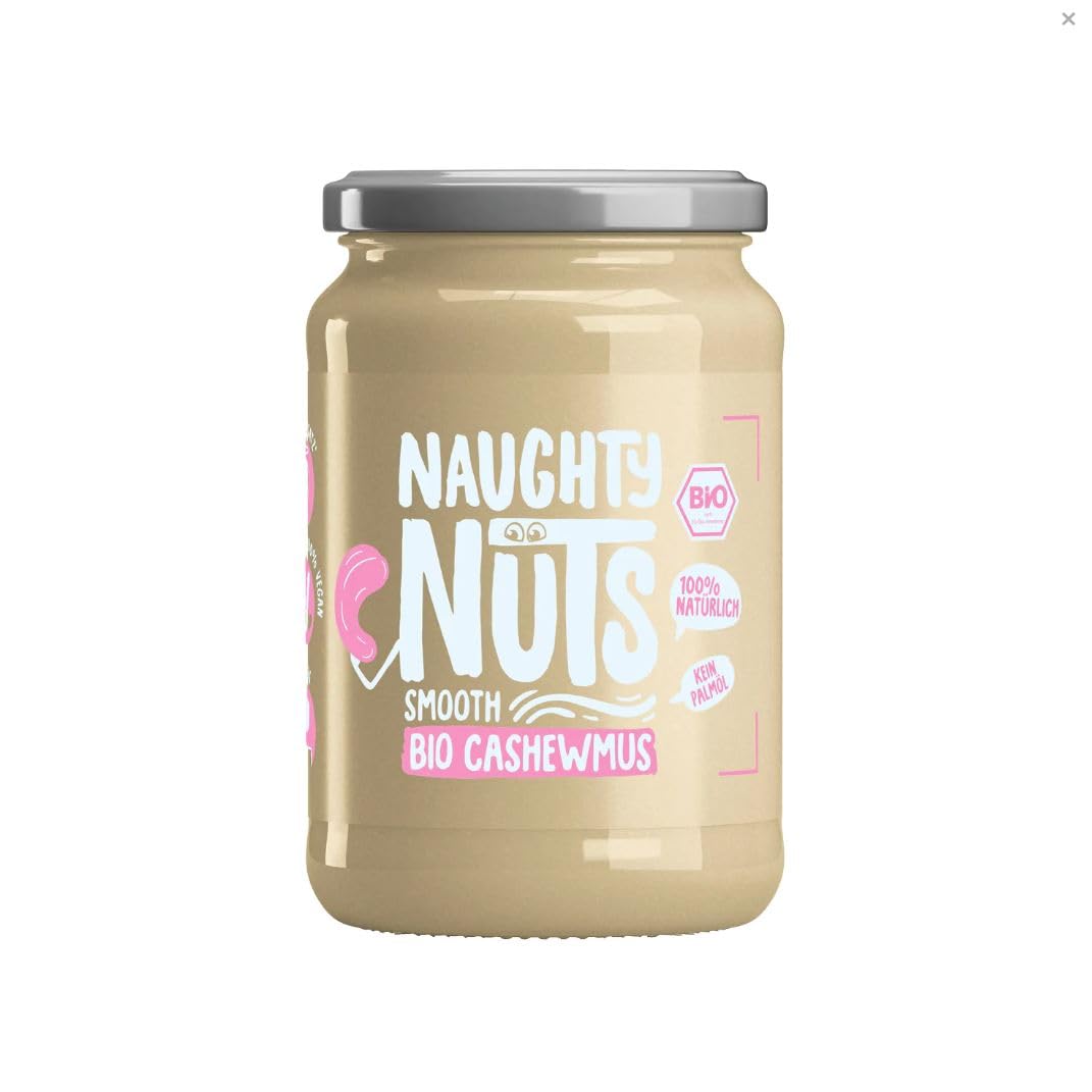 Naughty Nuts Bio Cashew Butter Smooth | 100% Cashew Nuts | Organic | 500g 1
