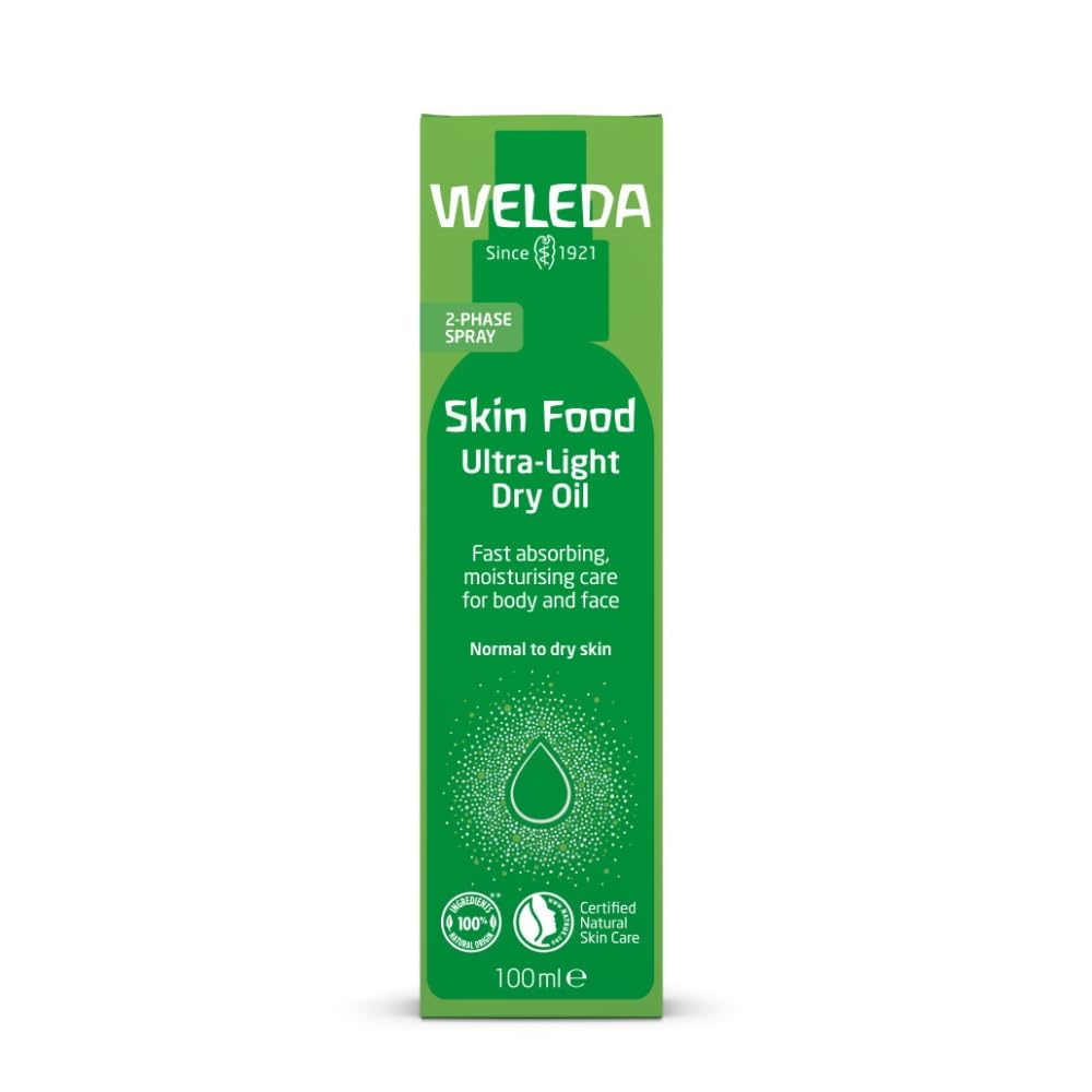 Weleda Skin Food Ultra-Light Dry Body Oil Spray - Vegan, 100 ml