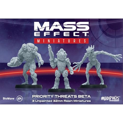 Modiphius Mass Effect Priority Threats Beta Resin Miniatures Set (MUH094203)