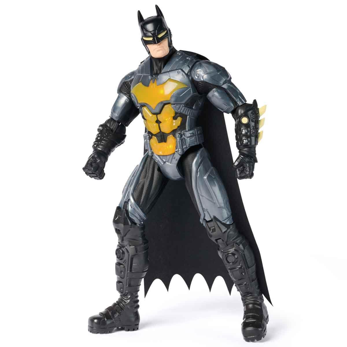 DC Comics Batman Night Flare 30cm Action Figure | Light Up Chestplate | 24 Sounds & Phrases 2