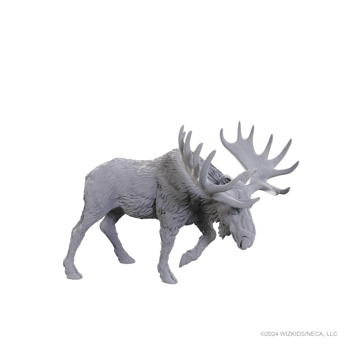 WizKids Deep Cuts Miniatures - Wave 25 Bull Moose | Unpainted Plastic Figure 1