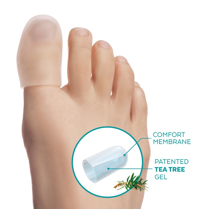 PODERM Damaged Nail & Toe Protector Cap with Patented Tea Tree Gel - Large Size 3