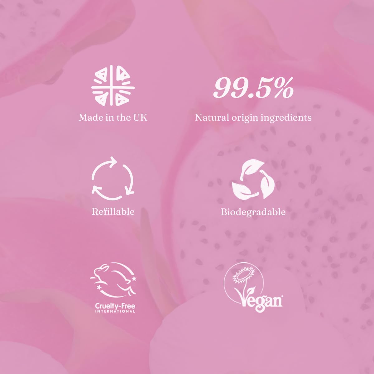 Miniml Laundry Liquid Detergent - 1L Pink Dragonfruit & Orchid Scent | Non Bio | Plant Powered 8