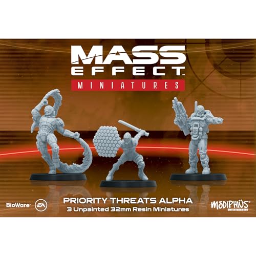 Modiphius Mass Effect Priority Threats Alpha Resin Collectors Miniature Set - Upgrade (MUH094202)