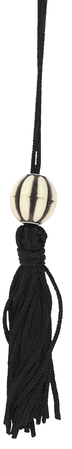 Peter Pauper Press Coffee & Books Beaded Bookmark - Cardstock, Black/White, Includes Ruler