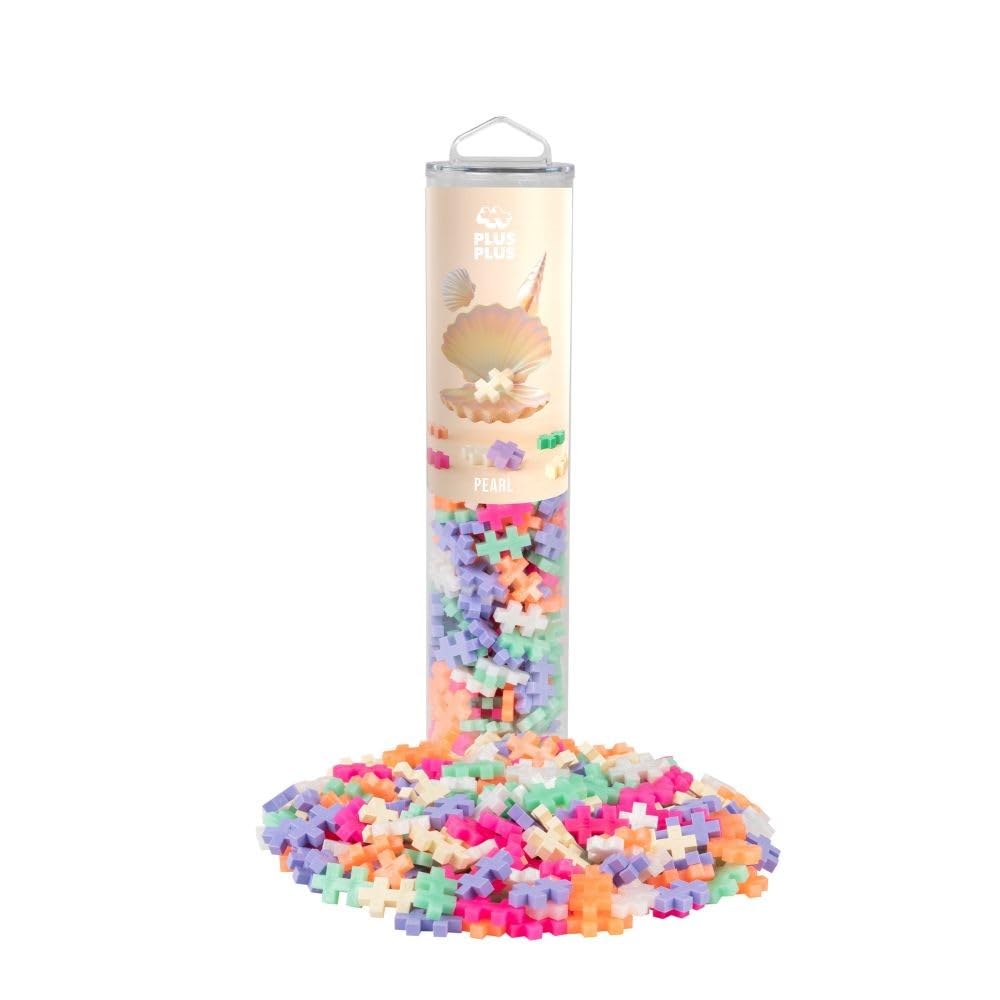 PLUS PLUS Building Blocks Toy - 240 Pieces | Pearl Color | Ages 5+ 1