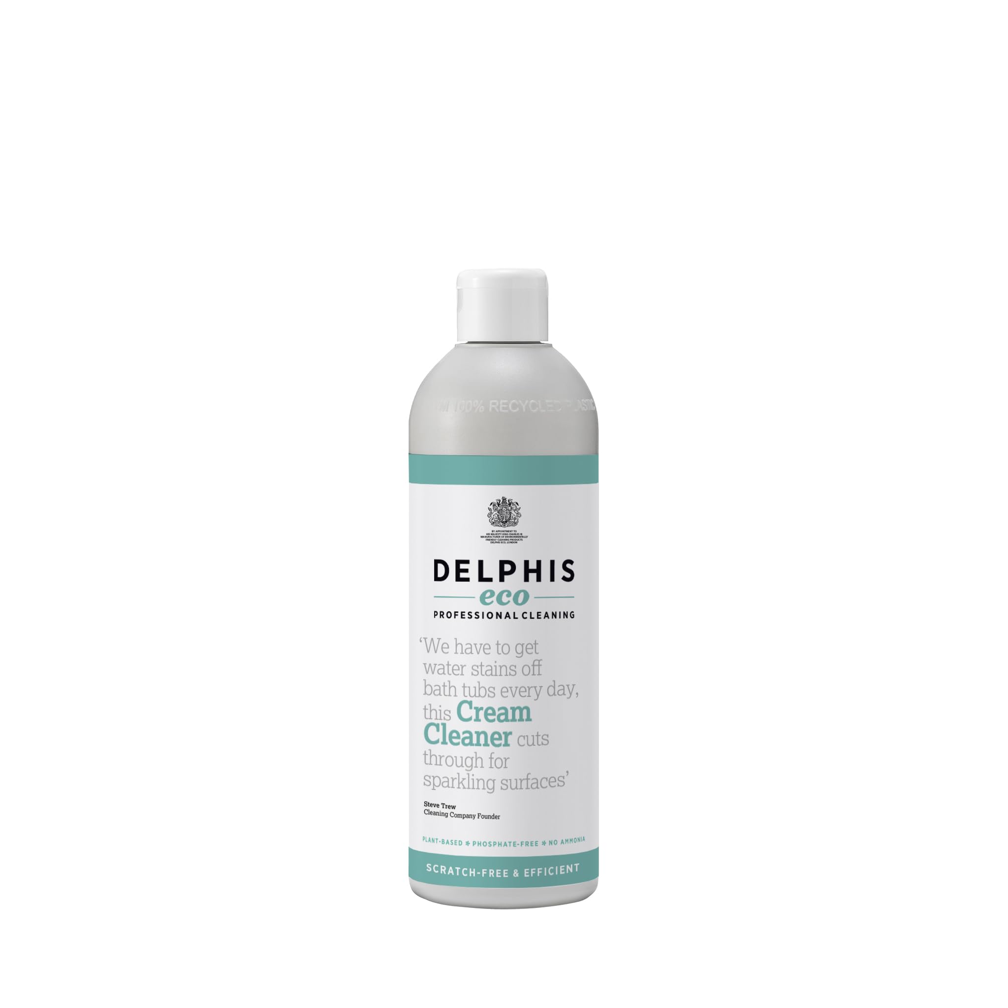 DELPHISECO Multi Use Non Scratch Cream Cleaner - 500ml Lemon Scent | Plant-Based 1