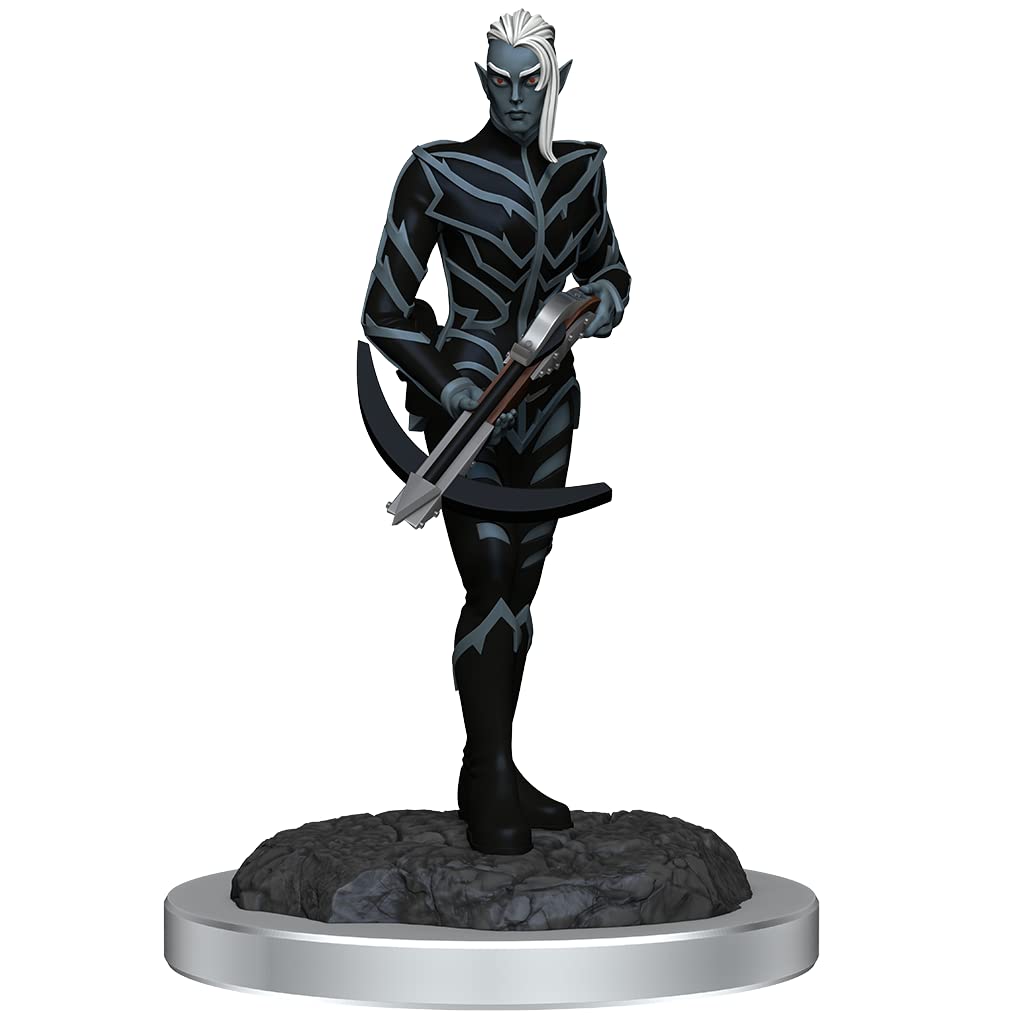 WizKids Nolzur's Marvelous Unpainted Miniatures - Dungeons & Dragons Drow Fighters | Plastic