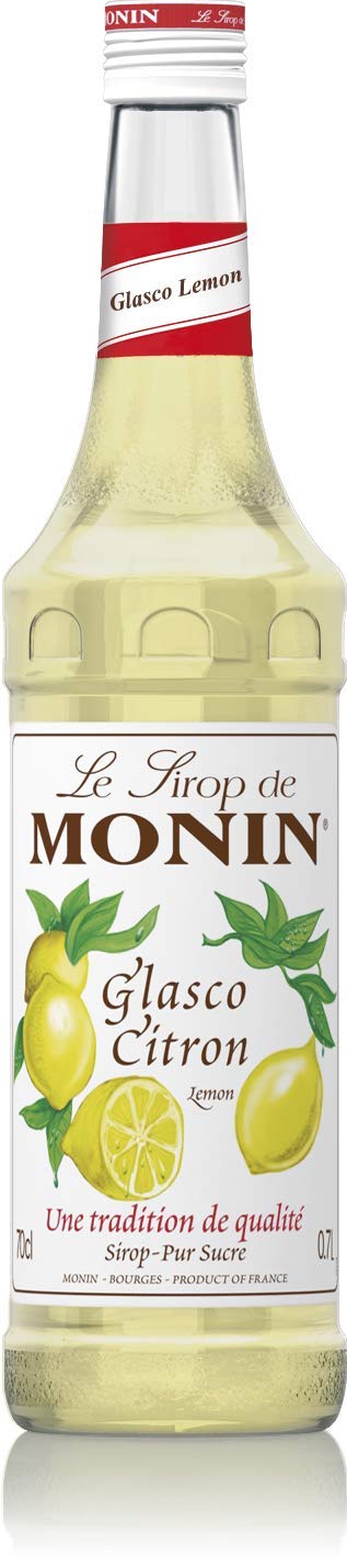 MONIN Glasco Lemon Syrup 700ml - Cocktail and Mocktail Mixer