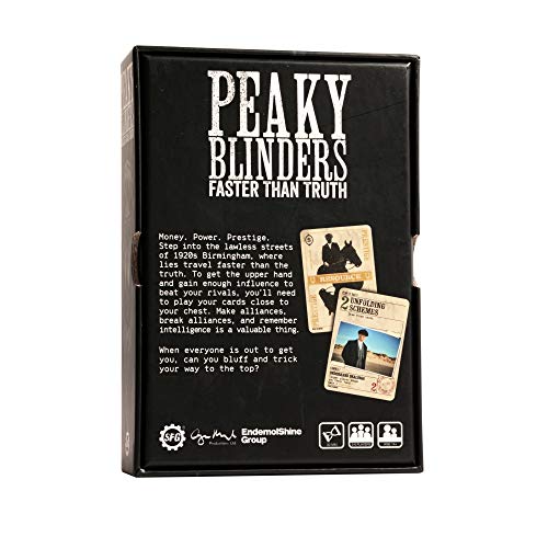 Steamforged Games Peaky Blinders: Faster Than Truth Card Game (SFGPB-CG)