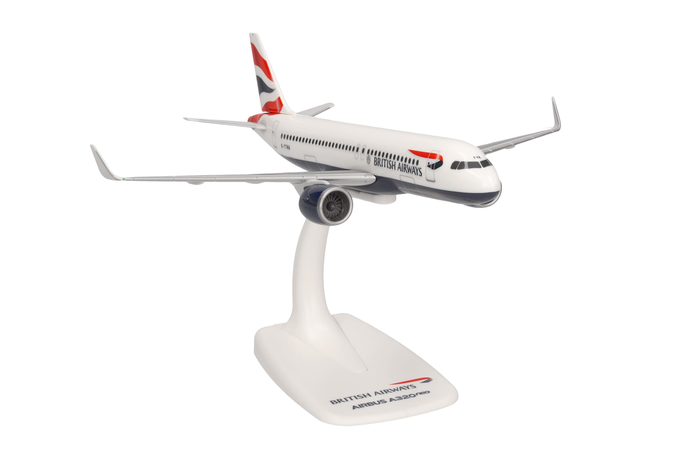 Herpa British Airways Airbus A320 Neo - G-TTNA 1:200 Scale Model 3