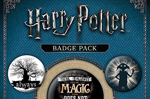 Harry Potter Symbols Badge - Multi-Colour (10 x 12.5 cm)