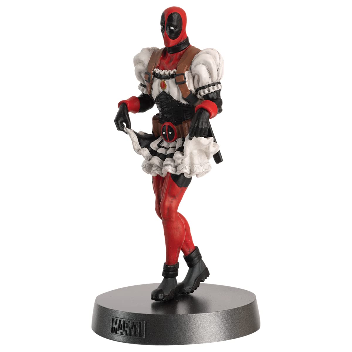Hero Collector Eaglemoss Marvel Heavyweights Deadpool French Maid Metal Figurine | 1:18 Scale 2