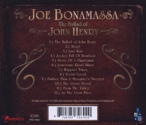 Joe Bonamassa - The Ballad of John Henry [Audio CD] (‎CDPRD72692)