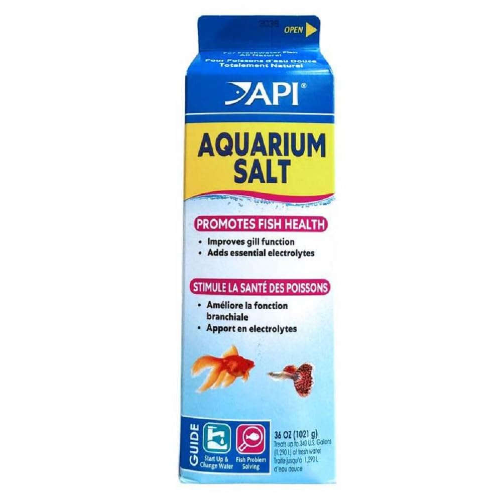 API Aquarium Salt Freshwater Aquarium Salt - Promotes Health & Respiration | 936 g Box