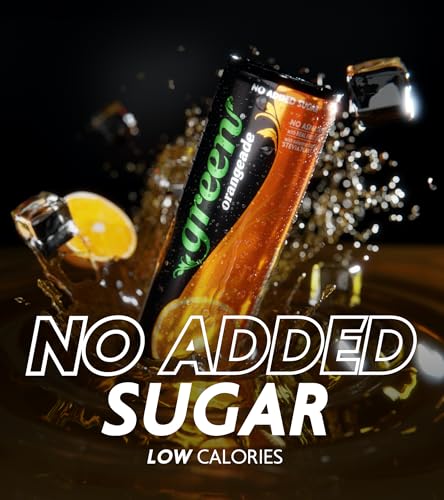 Green Cola - Green Orangeade Sparkling Soft Drink (4 x 330ml)