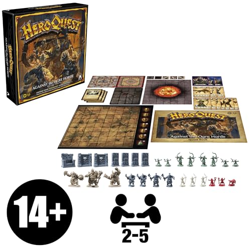 Avalon Hill HeroQuest Against the Ogre Horde Quest Pack – Fantasy Expansion for HeroQuest Game System