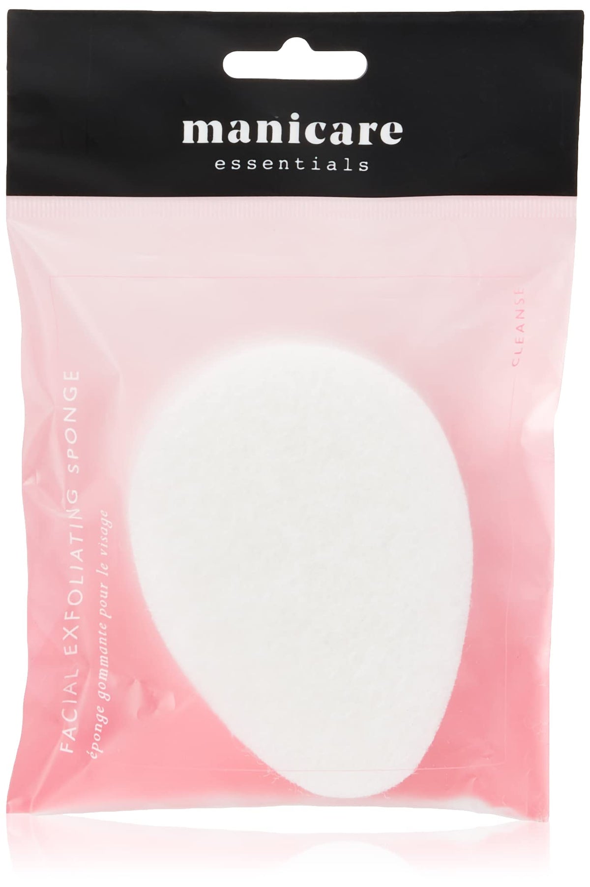 Manicare Facial Exfoliating Sponge - Gentle Exfoliation, Deep Pore Cleansing, Reusable