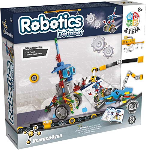 Science4you Robotics Deltabot - Robot Building Kit with 117 Pieces for Ages 8-14 | STEM Toy 2
