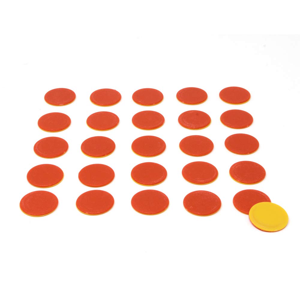 Learning Resources Two-Colour Counters - 120 Red and Yellow Counters, 2cm