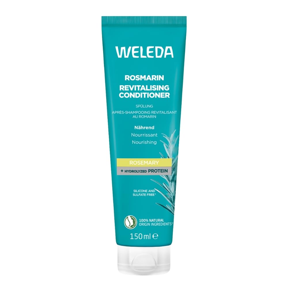 WELEDA Rosemary Revitalising Conditioner - Hair Growth, Thinning Hair, Volumising | 150ml
