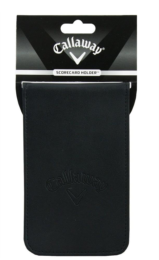 Callaway Men's Callaway scorecard holder, Black, 6 UK