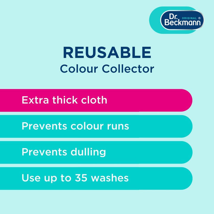 Dr. Beckmann Re-usable Colour & Dirt Collector Cloth (Up to 30 Washes)
