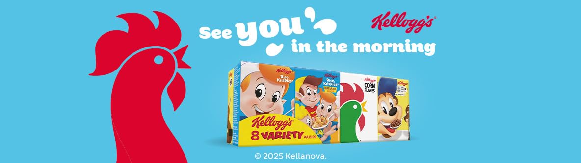 Kellogg's Breakfast Cereal Variety Pack - Assorted UK Cereal Boxes (196g) 2