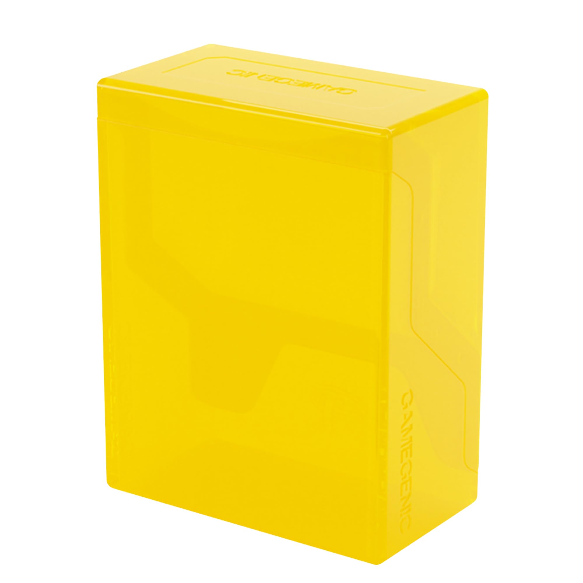 Gamegenic Bastion 50+ XL Deck Box - Compact Storage | Secure Closure | Yellow Plastic 1
