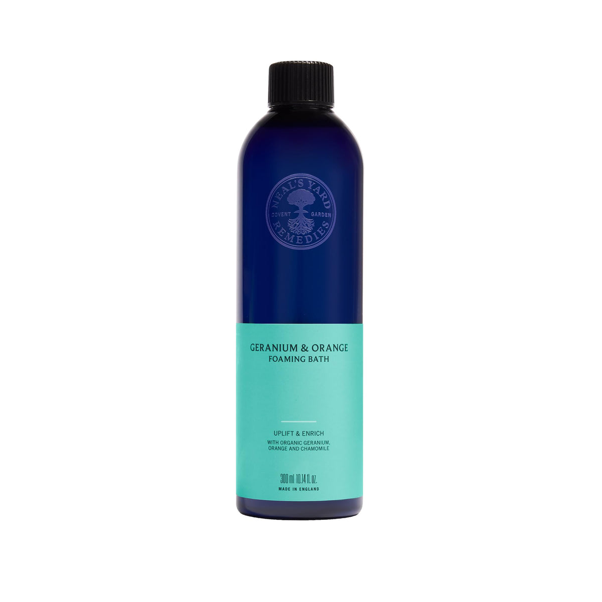 Neal's Yard Remedies Geranium and Orange Foaming Bath - Promotes Calmness & Wellbeing | 300 ml