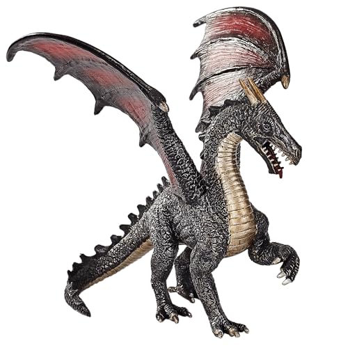 MOJO Fantasy Creatures Collection - Steel Dragon Model Toy Figure (387215)