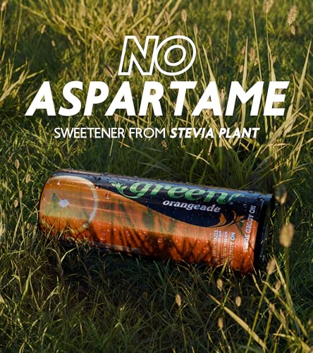 Green Cola - Green Orangeade Sparkling Soft Drink (4 x 330ml)