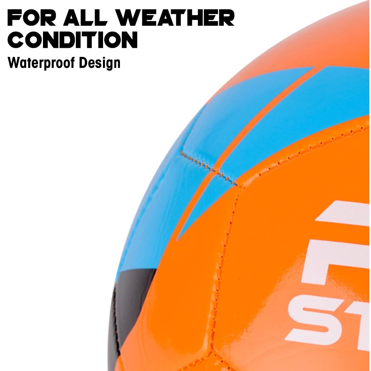 Pro Striker Size 2 Football - Durable PVC Soccer Ball for Kids Aged 3-7 2