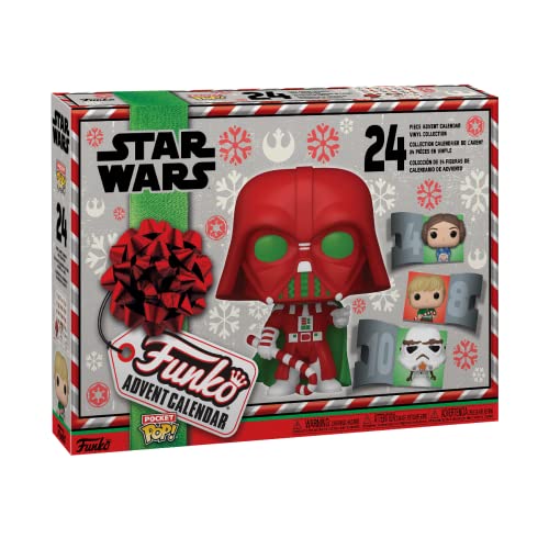 Funko Advent Calendar: Star Wars Holiday 2022 - 24 Mini Pocket Pop Figures & Stickers 1