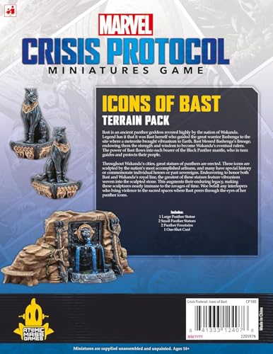 Atomic Mass Games Marvel Crisis Protocol: Icons of Bast Terrain Pack (FFGCP180)