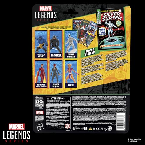 Marvel Legends Series Silver Surfer Action Figure - 6-Inch Collectible with Comic-Inspired Design 20