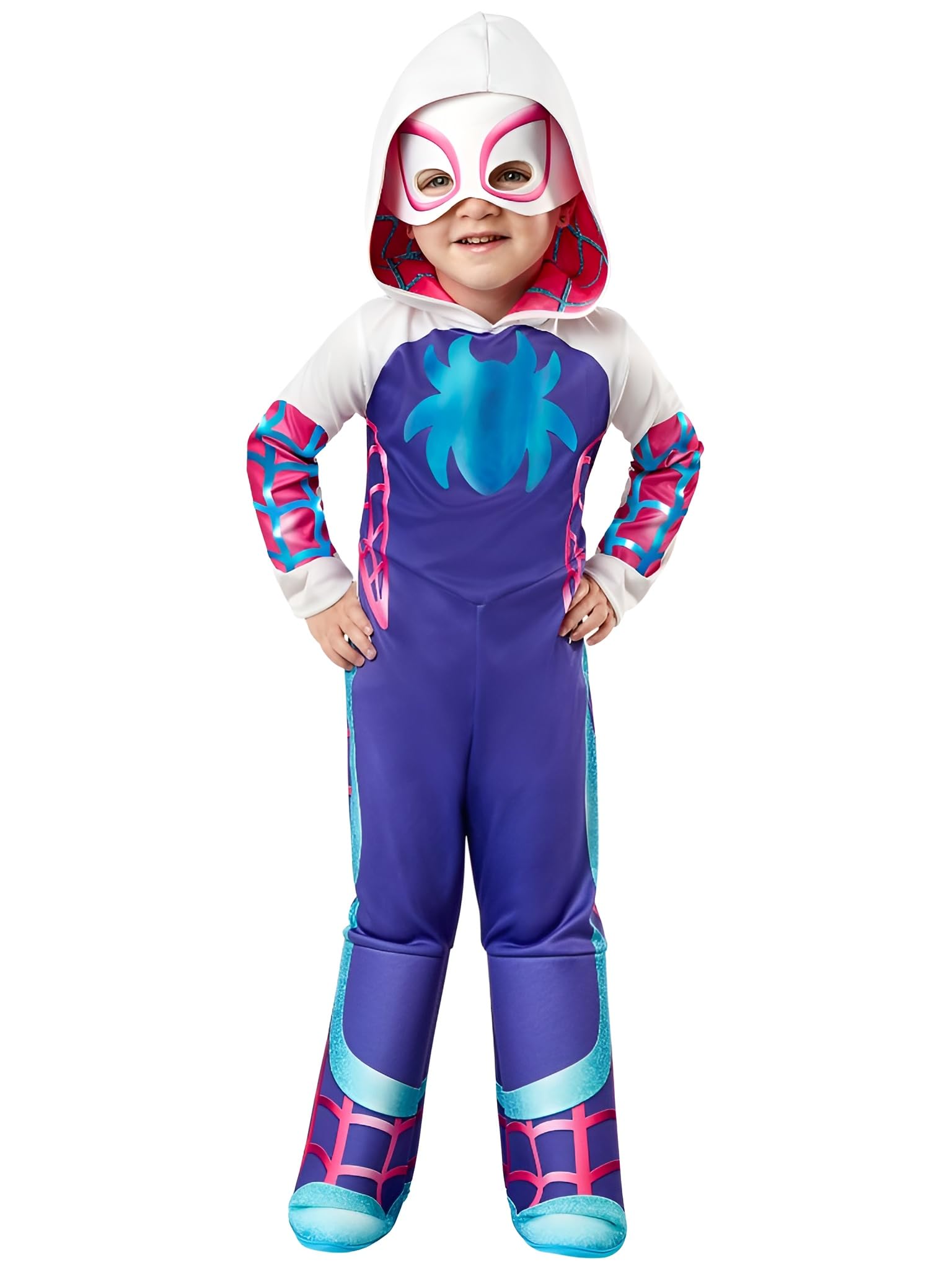 Rubies Ghost Spider Deluxe Costume - Marvel Spidey and his Amazing Friends | 3-4 Years